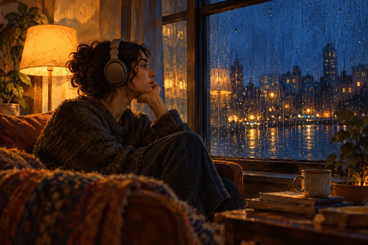 『miss you』はなぜ後から響く？繰り返し聴いて変わった印象をテーマに生成した編集イメージ。実物や実体験の写真ではありません